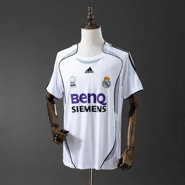 Camiseta de fútbol Real Madrid 2006/07 LOCAL MANGA CORTA VERSION FAN